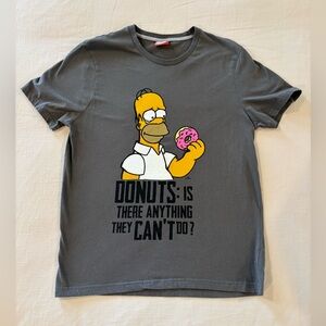 NEW The Simpsons Homer Donut Tee, M